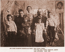 Joseph Tedesco and Family sepia